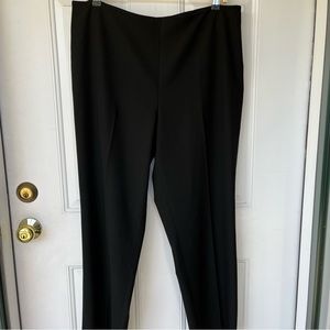 •Talbots• Black Classic Side Zip Pants - Size 16
